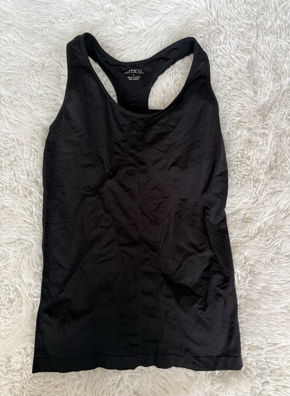 BCG Women’s L Black Activewear Racerback Sport Tank. Great Quality & Condition